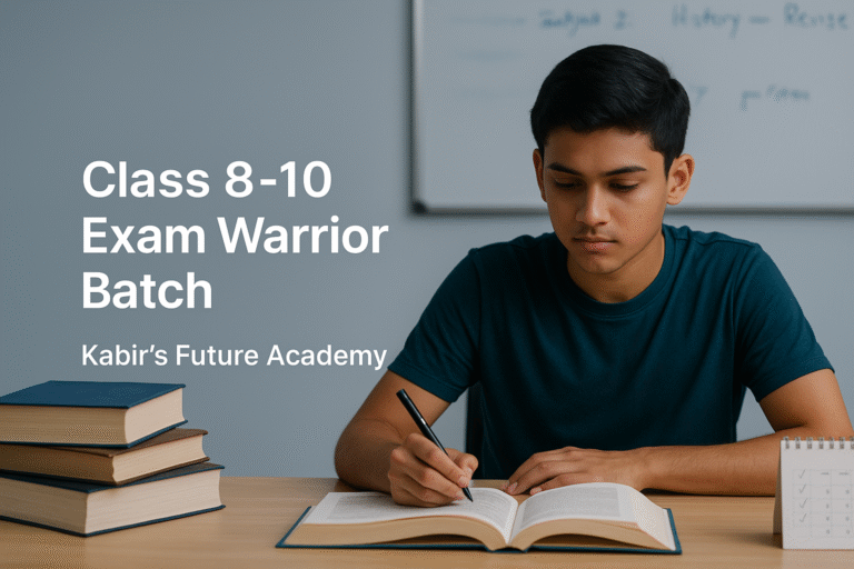 শ্রেণি ৮–১০ এক্সাম ওয়ারিয়র ব্যাচ (মাধ্যমিক ফোকাস)